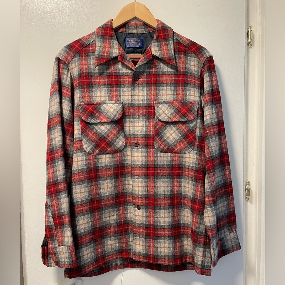 Men’s wool button down Pendleton shirt size M
